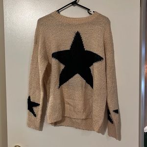 BLACK STAR SWEATER